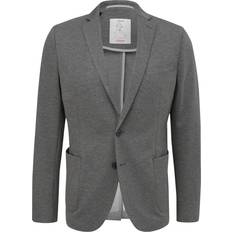 Grau - Herren Jacketts s.Oliver Black Label Slim-Fit Sakko aus Stretch-Jersey, Größe