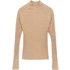 Mango Oberteile Mango Flurry High Collar Ribbed Jumper