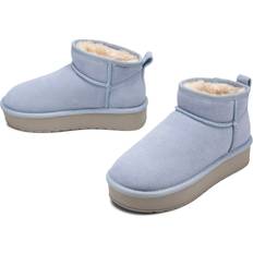 Kängor & Boots Clou Blå Ulla2 Varmfodrade boots Bekväma