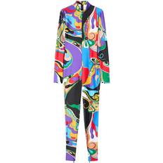 Lycra Jumpsuits & Overalls Pucci padded mock neck jumpsuit women Lycra Blue