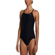 Elastano/Lycra/Spandex Trajes de baño Badeanzug, Damen Nike Solid Noir