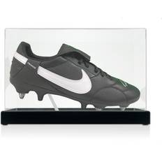 Exclusive Memorabilia Fernando Torres Signed Black Football Boot. Display Case
