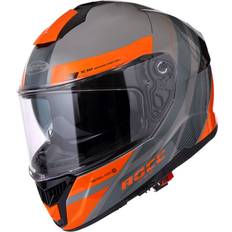 Rocc 862, full face helmet color: Grey/Orange