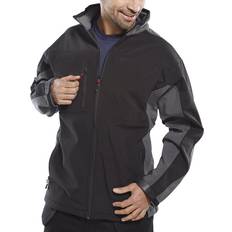 Beeswift Twotone soft shell jacket black/grey