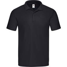 Fruit of the Loom Mens Original Polo Shirt - Black