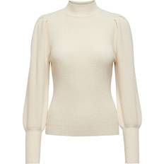 Polyester Chemisiers Only Damen Langarm-Oberteil onlkatia Blanc