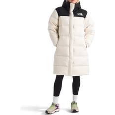 The North Face Nuptse Parka Women's White Dune/TNF Black