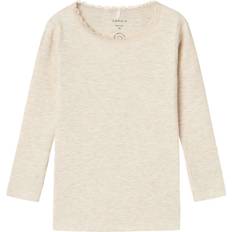 Name It Kab Shirt - Beige/Zwart/Wit
