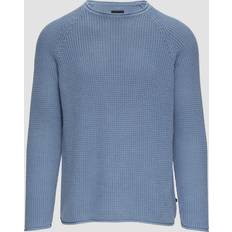 Herren - Leinen Pullover s.Oliver QS Strickpullover, Baumwolle, für Herren, blau