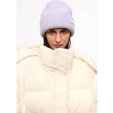 Ganni Lavender Rib Knit Beanie in Lavender Blue Women's
