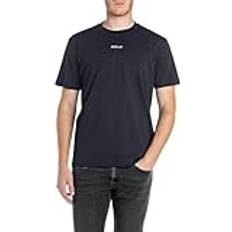 Replay T-shirts Replay herr basic t-shirt rund hals kortärmad, 067 Night Blue