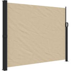 Sidomarkiser vidaXL Infällbar Sidomarkis Beige 160x600 cm 160x160cm