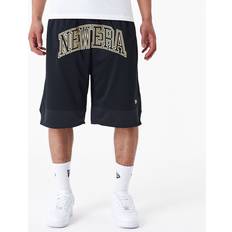 New Era Herre Shorts New Era Oversized shorts sort mesh-Black