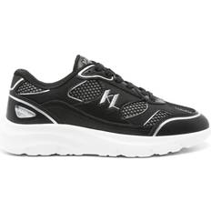 Karl Lagerfeld Trainers Karl Lagerfeld embroidered-logo sneakers women Calf Leather/Fabric/Fabric/Polyurethane/Rubber Black
