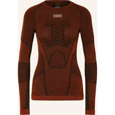 Braun - Damen Basisschicht-Oberteile X Bionic Women's Symbio Merino Shirt L/S Merino base layer L, brown