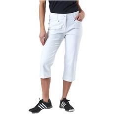 Daily Sports Bekleidung Daily Sports Lyric Capri 74 White, Female, Tøj, Bukser, Golf, Hvid