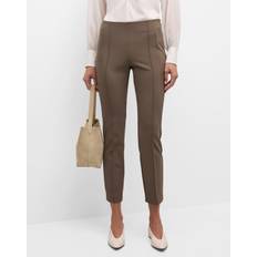Clothing Lafayette 148 New York Gramercy Acclaimed-Stretch Pants NOUGAT