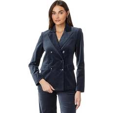 Velours Blazers Paige Malbec Velvet Blazer Jacket Blue