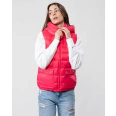 Tommy Hilfiger Women Vests Tommy Hilfiger Lightweight Padded Womens Hooded Vest Pink