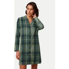 Femme - Vert Chemises de nuit Triumph Nachthemd Boyfriend NDW X Checks 10216520 Grün