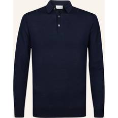 Lana - Uomo Polos PROFUOMO Polo Langarm BLAU