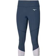 Collant saldi Mizuno 3/4 Leggings Frau Core Impulse Bleu