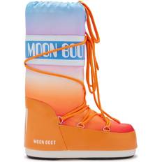 Moon Boot Icon Sunrise-Print Boots - Orange