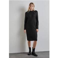 Street One Damen Kleider Street One Damen Kleid Mit Knopfdetail - Schwarz