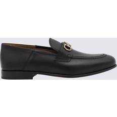 Dame - Multifarvet Loafers Ferragamo Salvatore Black Leather Loafers MULTICOLOR (US 5.5)