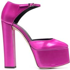 Giuseppe Zanotti Läder Pumps Med Klack - Fuchsia
