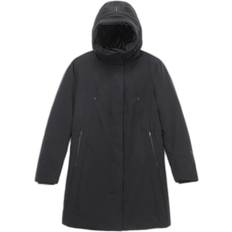 Donsjas / Gewatteerde Jas - Man Jassen Krakatau Mercury Parka Met Capuchon - Zwart