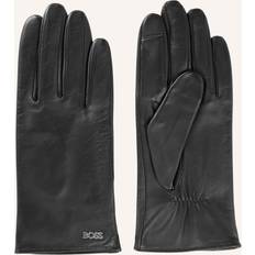 Damen - Einfarbig Handschuhe & Fäustlinge BOSS Lederhandschuhe schwarz 7,5