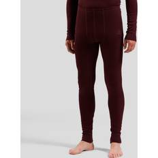 Man - Rood Thermobroeken Odlo Active Warm Eco Broek - Rood