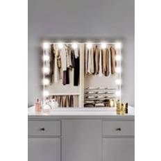 Living and Home Large Hollywood Vanity Mirror with Lights,3 Lighting Modes & Touch Screen Control,Tabletop Cosmetic Mirror For Bedroom Natural One Size