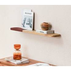 Red Wall Shelves Norton Mounted Shelves 2.5 H x 91.5 W x 15.25 D cm Wall Shelf