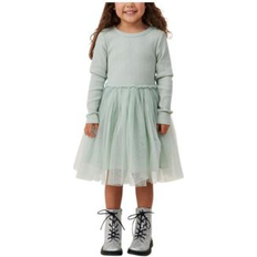 Dresses Cotton On Little Girls Nova Long Sleeve Dress Up Dress Stone green