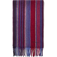 Rot Halstücher & Schals Paul Smith PS Paul Smith Men's Stripe Wool Scarf Multi Colour Burgundy