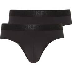 Jockey Underbukser Jockey 2-pak Microfiber Air Brief Black