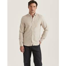 Flanellskjortor Morris Skjorta soft check camel