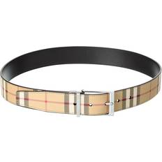 Burberry Uomo Cinture Burberry Belt in Archive Beige & Silver Multi. (also in (90)