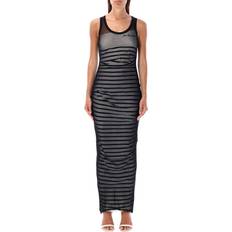 Multifärgade - Nylon Klänningar Jean Paul Gaultier Racerback Top - Navy Marinière - Black