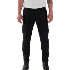 Motorcycle Trousers Rokker Rokker Black Jack Cargo Slim, textile pants color: Black W36/L34 Unisex