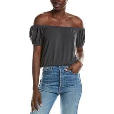 Sol Angeles Rib Off-Shoulder Top