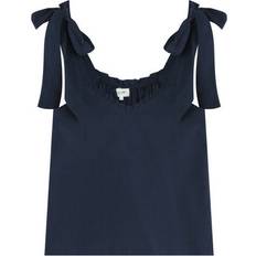 Blue - Viscose Tank Tops Grace & Mila Tank Top Exquis Bleu