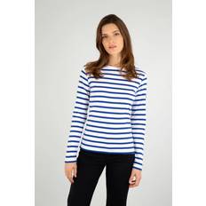 Armor-Lux T-Shirt Marinière Damen crozon Blanc