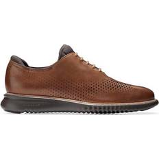 Oxford Cole Haan Herr 2.Zerogrand Laser Wingtip Oxford fodrad, Brittisk solbränna Java