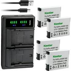 Action Camera Accessories Kastar 4-Pack Battery LTD2 USB Charger