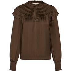 RUE de FEMME Flori Bluse Bitter chocolate