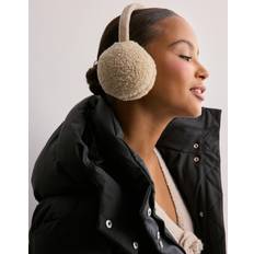 Beige - Damen Stirnbänder Pieces Beige Pcnetty Teddy Earmuffs Bc