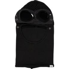 C.P. Company Huer C.P. Company Merino Uld Balaclava Hue Med Goggles - Sort